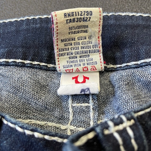 *SOLD * TRUE RELIGION JULIE BIG T SLIM WOMEN'S JEANS SZ 27 - Picture 6 of 7